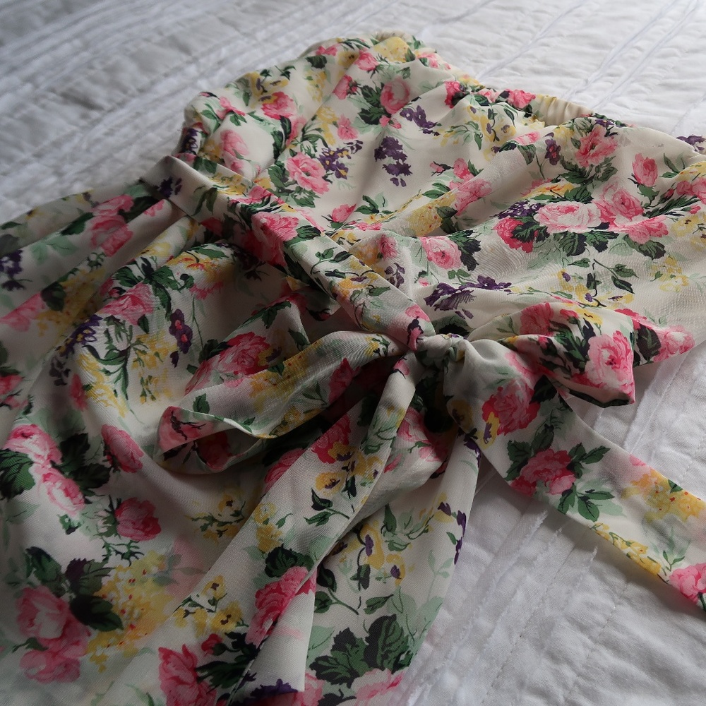 POETRY Floral Print High-low Dress